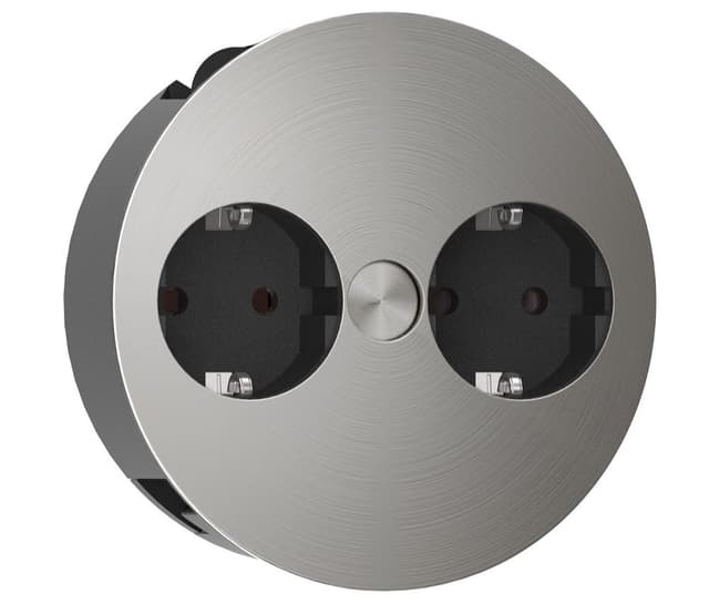 Bachmann TWIST 2-Fach Edelstahl-Optik