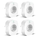 EIGHTREE ET22 WLAN-Steckdose 4er mit Strommessung