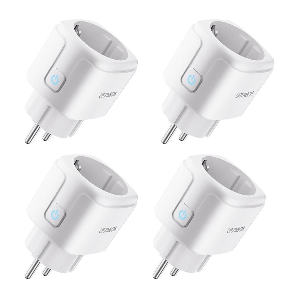 UPXNBOR XT03 WLAN-Steckdose 4er mit Strommessung
