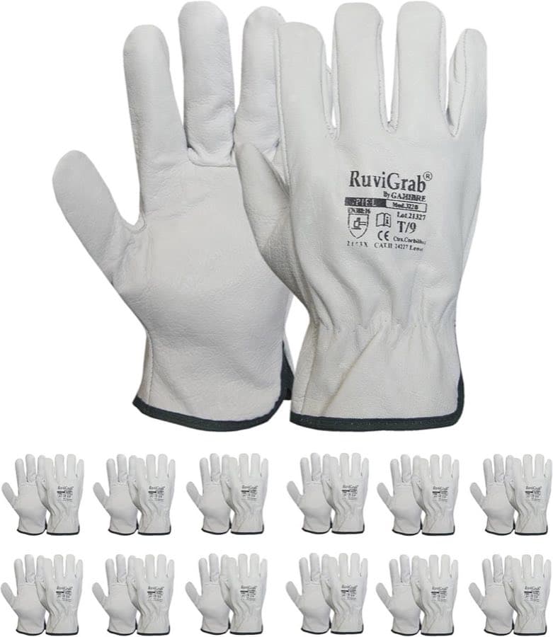 Ruvigrab Blumenleder 12er Pack Gr. 8