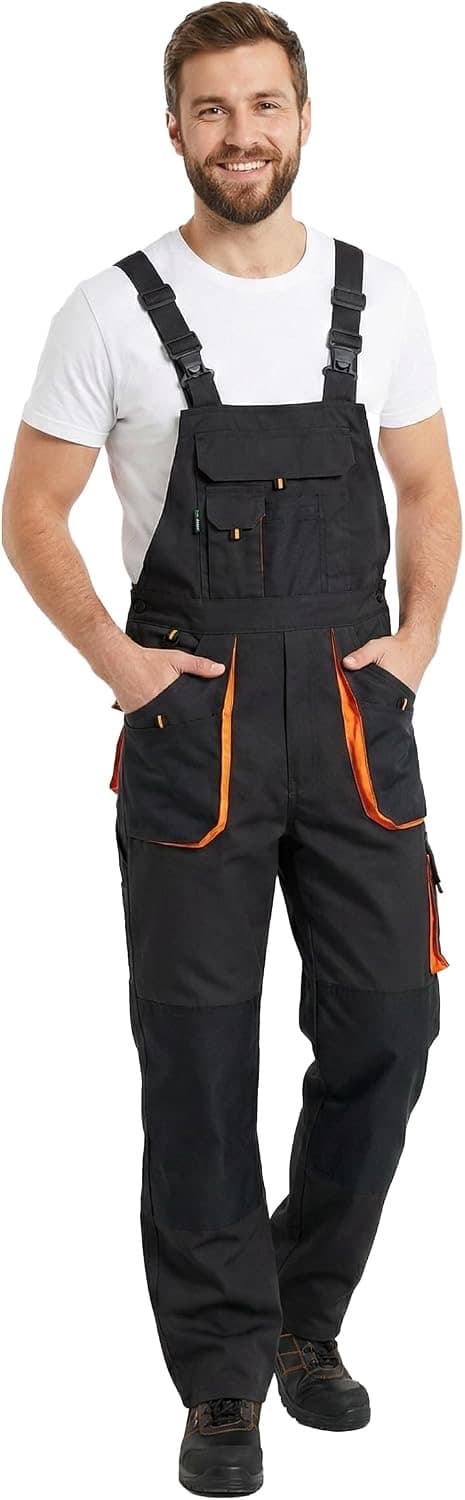 BWOLF ATLAS Latzhose Dunkelgrau/Orange