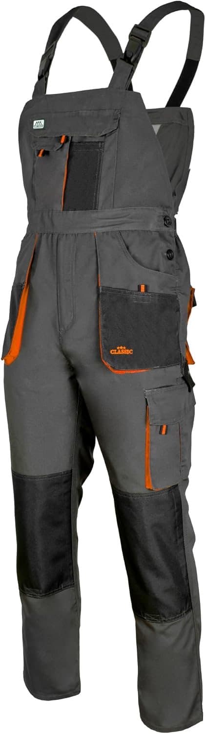 ART.MAS Classic Arbeitslatzhose Graphit Orange