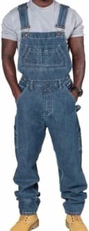 Herren Denim Jeans Latzhose (ohne Markenangabe)