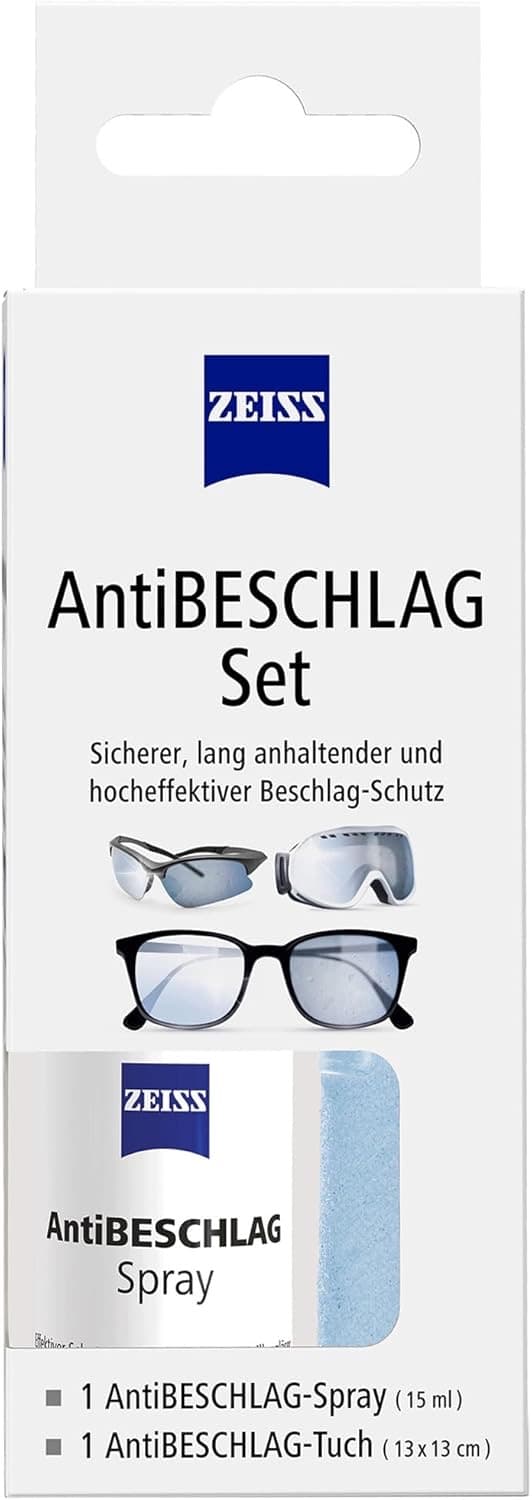 Zeiss AntiBESCHLAG Set 15 ml + Tuch