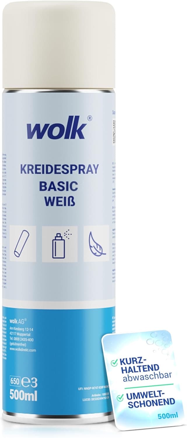 wolk Sprühkreide Weiß 500 ml (Basic)