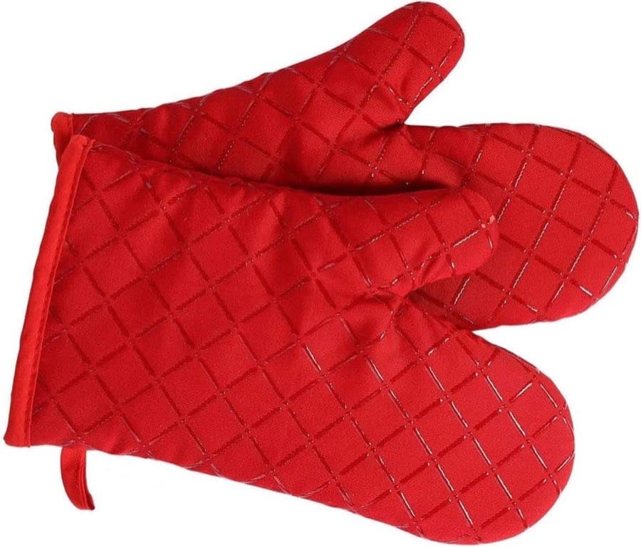 Voarge Ofenhandschuhe Rot 1 Paar bis 240 °C