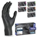 ARNOMED Nitril Einweghandschuhe Schwarz XL 100×