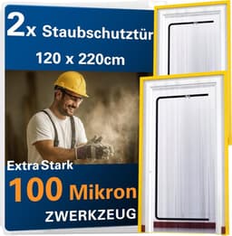 ZWERKZEUG ZWERKZEUG Staubschutztür 2er LDPE 100 µ