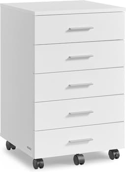 VASAGLE VASAGLE Rollcontainer 5 Schubladen CUSTOS
