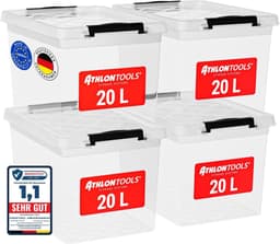 ATHLON TOOLS ATHLON TOOLS 4× 20 L mit Deckel