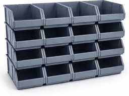 RODOPI RODOPI 16er Set – Größe L, Anthrazit