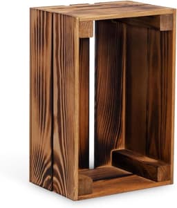 PINEEA PINEEA Holzkiste klein geflammt 30×20×15