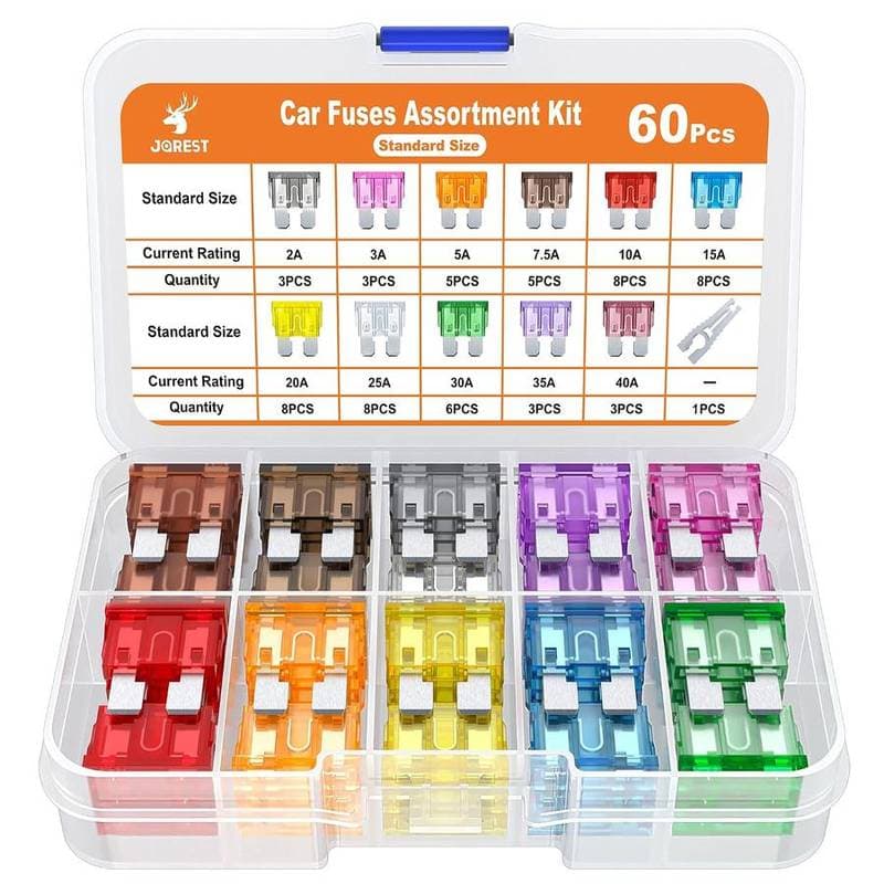 JOREST 60 Pcs Standard Kfz-Sicherungen Set