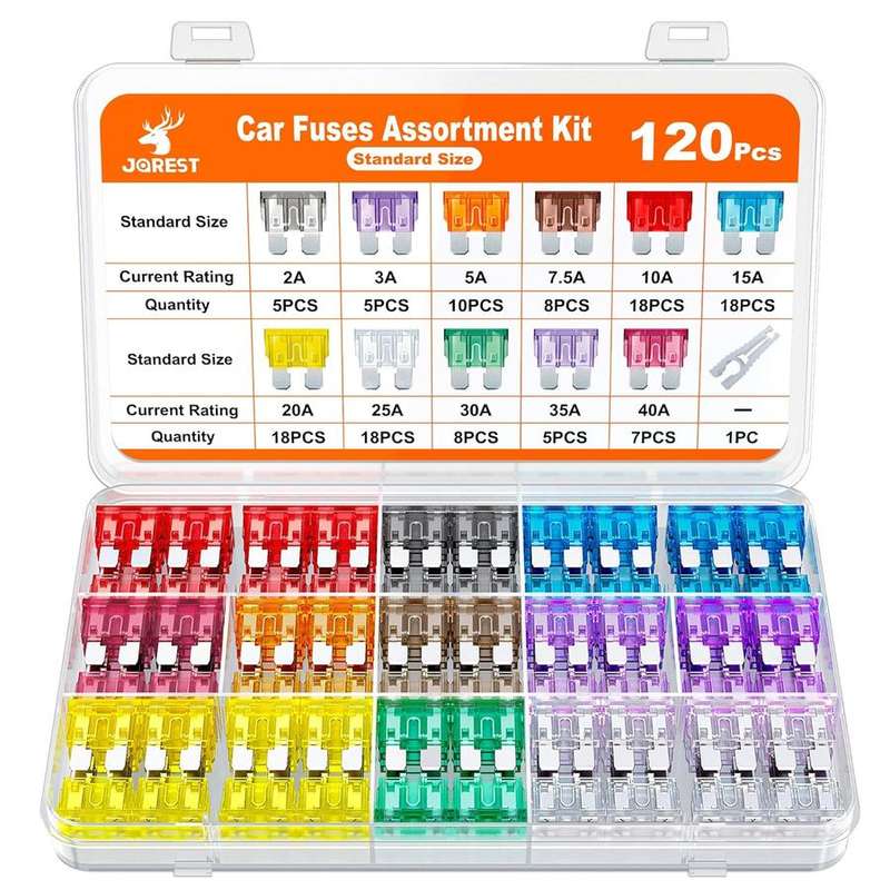 JOREST 120 Pcs Standard Kfz-Sicherungen Set