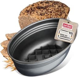 Zenker Brotbackform oval Black Metallic