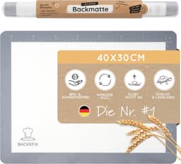 Backefix Backefix Silikon-Backmatte 40 × 30 cm Grau