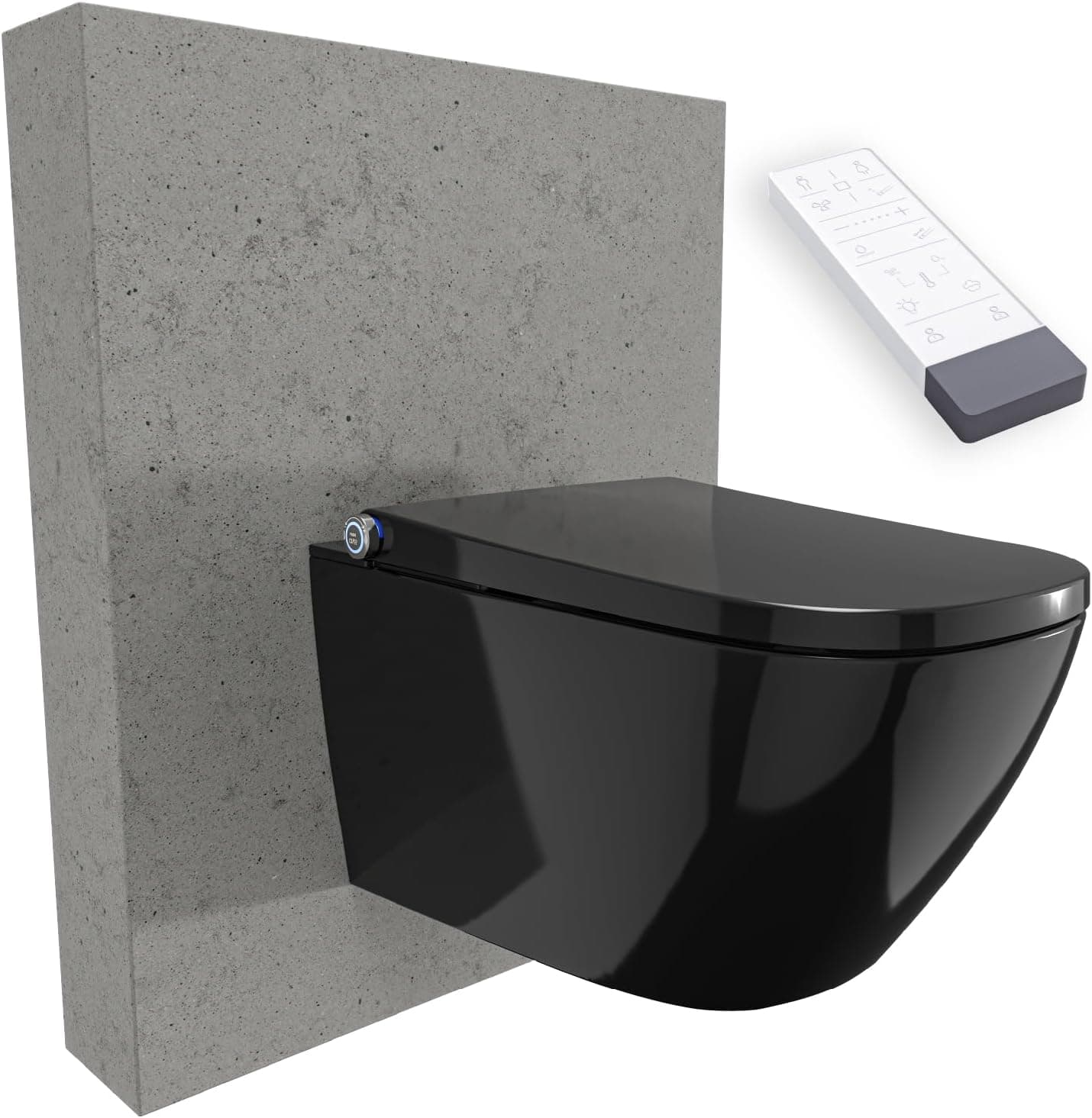 BERNSTEIN Pro+ 1104 Dusch-WC Hochglanz Schwarz