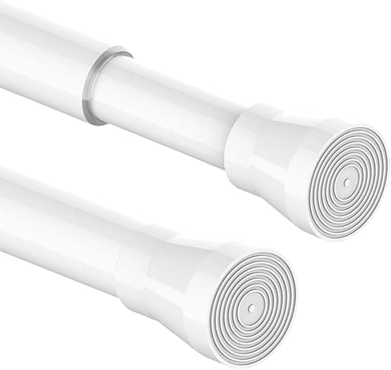 Venwemong Duschstange 72–145 cm Weiß
