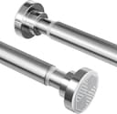 FeinKulturia Duschvorhangstange 70–195 cm Silber