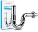 Bächlein Universal-Siphon Waschbecken verchromt Messing