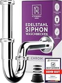 M. ROSENFELD Universalsiphon Waschbecken Edelstahl