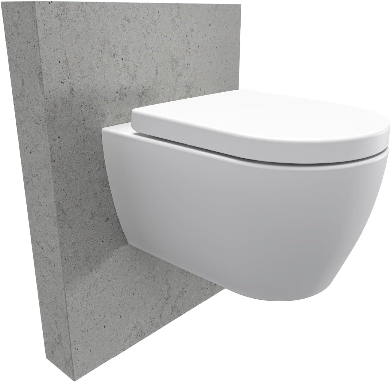 BERNSTEIN NT2038 Wand-WC verkürzt 48,5 cm, Nano, Soft-Close