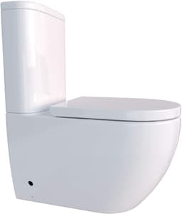KERABAD KERABAD KB6089 Stand-WC mit Spülkasten, randlos, Soft-Close