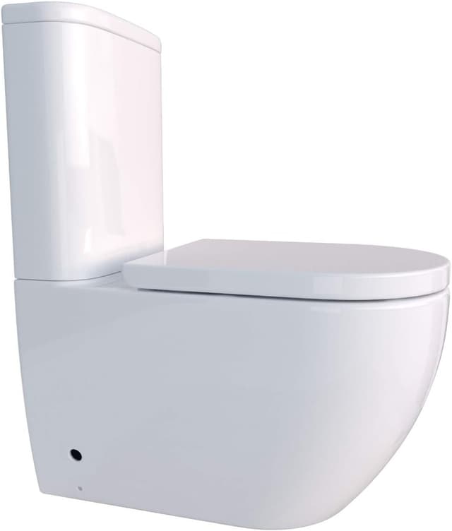 KERABAD KB6089 Stand-WC mit Spülkasten, randlos, Soft-Close