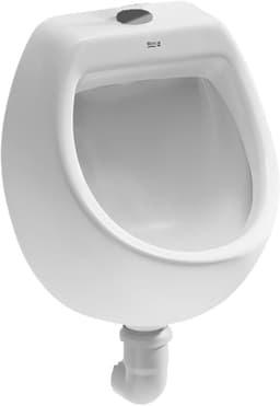 Roca Mini-Urinal Porzellan, Zulauf oben, kompakt
