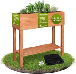 TTL Garden Siena S 80×30×80 cm – Testsieger im Hochbeet-Balkon-Vergleich