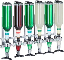 Relaxdays Barbutler Wand 6-fach 3 cl – Testsieger im Bar-Butler-Vergleich
