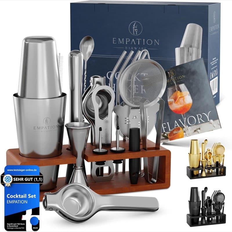 EMPATION Cocktail Set Silber 825 ml