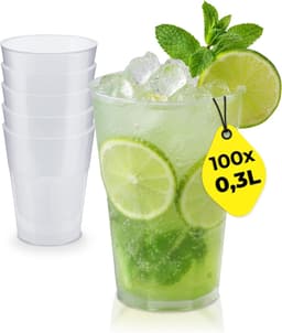 Silverkitchen Silverkitchen Cocktailbecher PP 0,3 l 100er