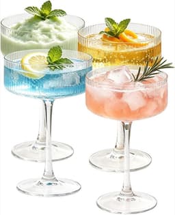 KZQXXT Espresso-Martini-Gläser 240 ml 4er