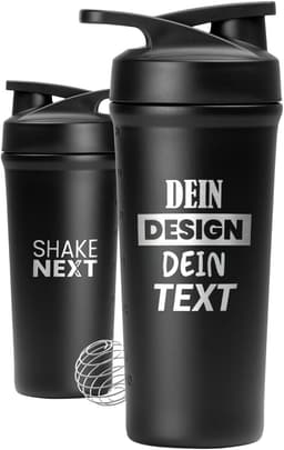 ShakeNext Edelstahl-Shaker 700 ml gravurfähig – Testsieger im Edelstahl-Shaker-Vergleich
