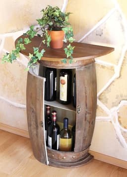 DanDiBo DanDiBo Halbfass-Wandtisch 75 cm Braun