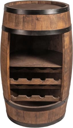 CREATIVE COOPER CREATIVE COOPER Weinregal-Fass 80 cm Wenge