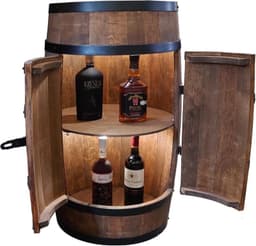 CREATIVE COOPER CREATIVE COOPER Fass-Bar Tür + LED 80 cm Wenge