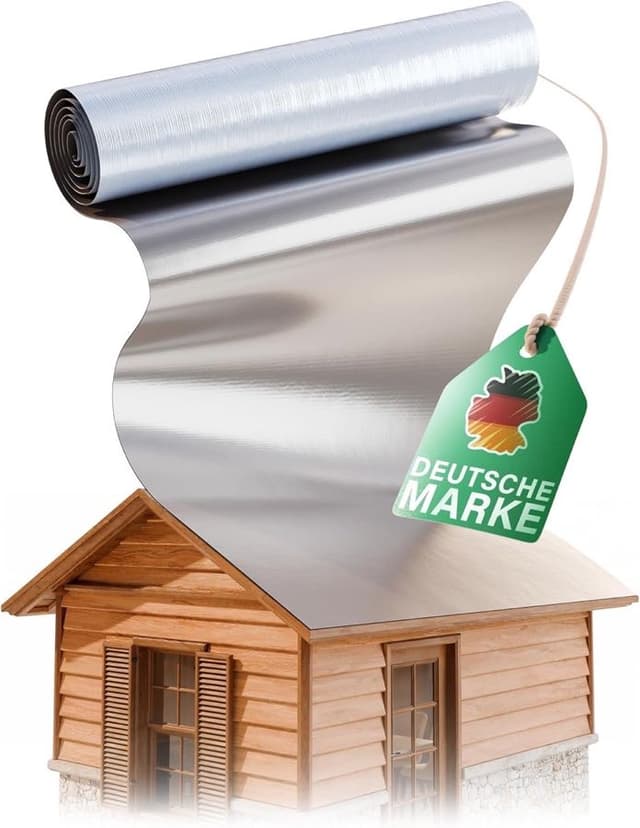 Dachpappe selbstklebend 5×1 m Alu-Bitumen