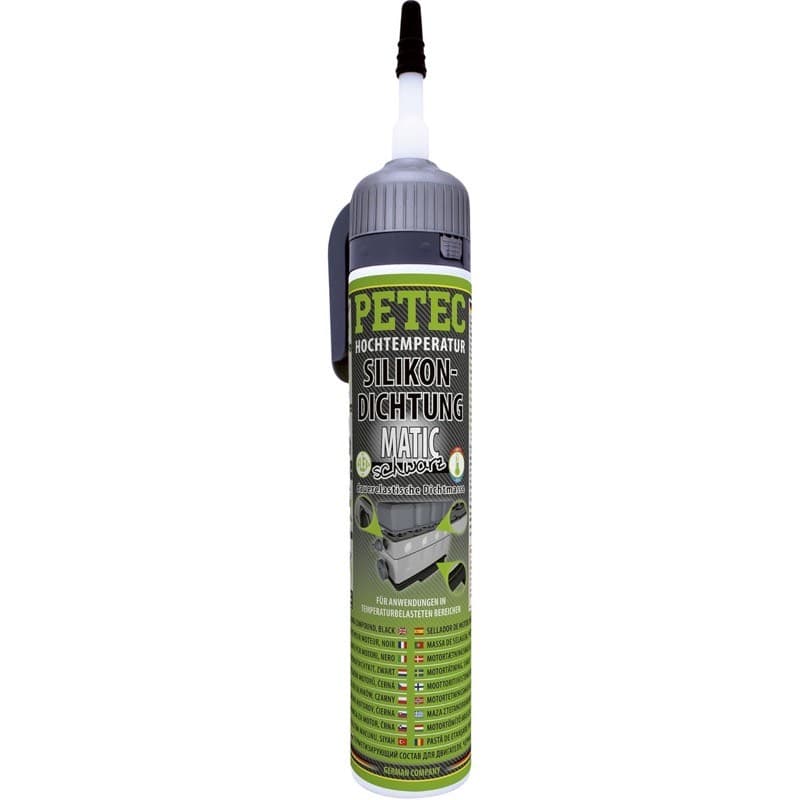PETEC HT-Silikon MATIC 200 ml schwarz