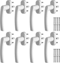 GETLITOOL GETLITOOL Fenstergriffe Weiß (8 Stück)