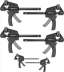 Amazon Basics 6× Einhandzwingen (10/15 cm Mix)