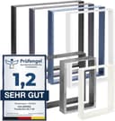 HOLZBRINK Tischkufe Metall, 30 × 43 cm, 1 Stück
