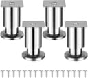 Torven Edelstahl-Möbelfüße verstellbar, 4er-Set, 10 cm