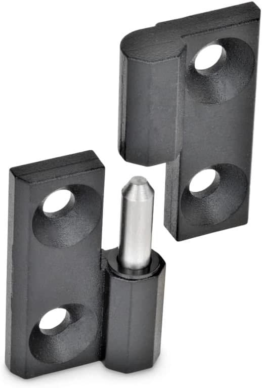 Ganter GN 337 aushängbares Scharnier, 50 × 50 mm links
