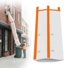 TOOSOAR PP-Schuttrutsche 300 cm (orange-rot)