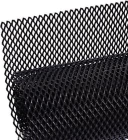 AggAuto AggAuto Renngitter 100×33 cm, Alu schwarz, Raute 6×12 mm