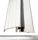 FEINZ Türdichtung Aluminium 93 cm mit schwarzer Dichtung