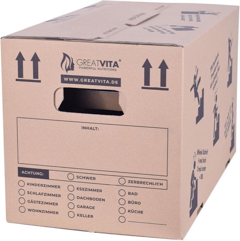 GreatVita Umzugskartons 30 Stück 600×330×350 mm