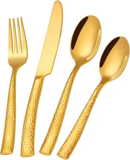 SHEUMNT SHEUMNT 24-teilig gehämmert Gold